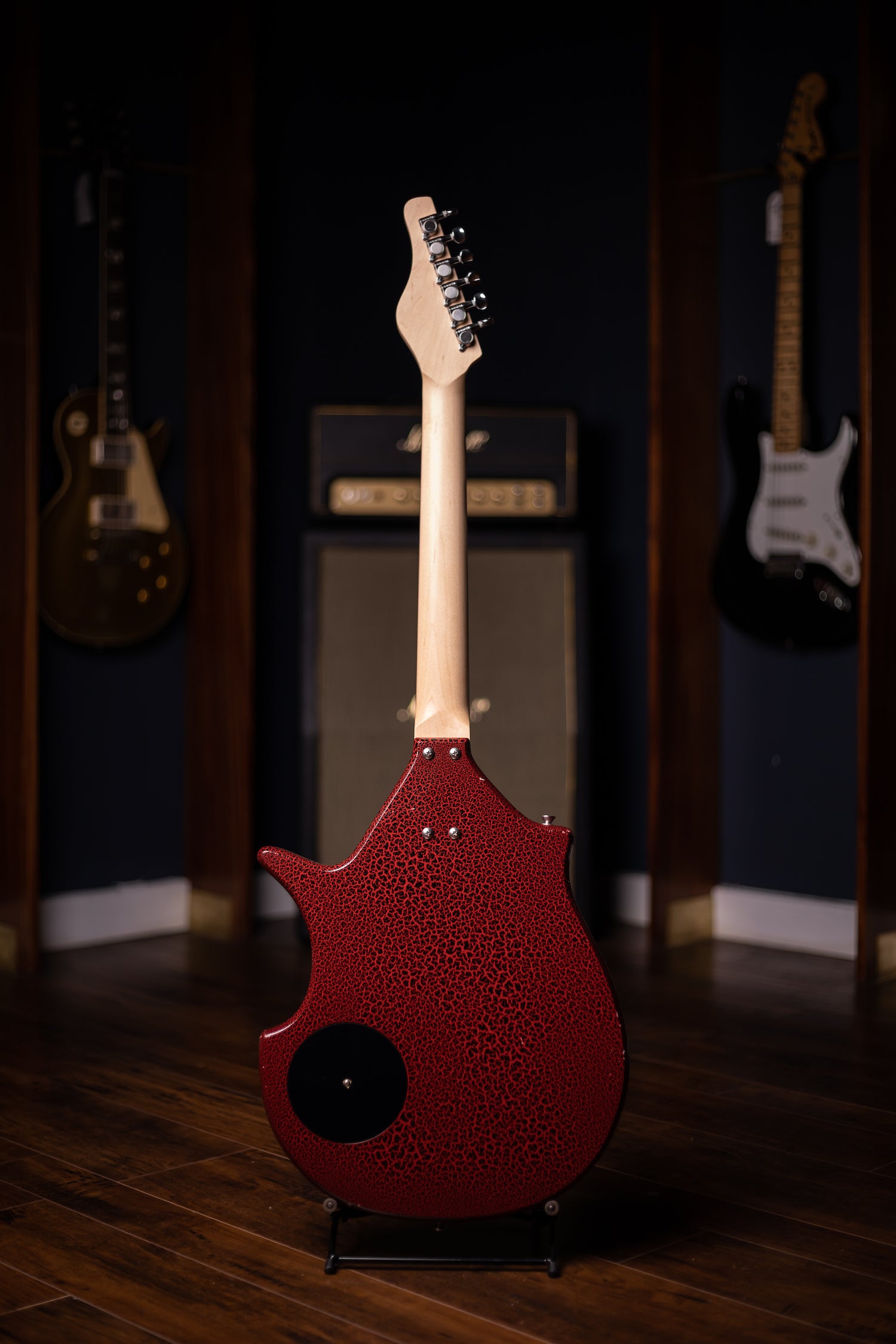 Used Jerry Jones Electric Sitar - Red Crackle