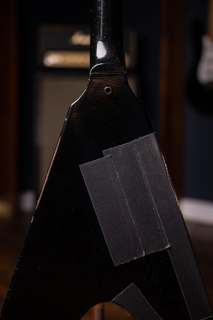 Gibson Kirk Hammett 1979 Flying V Murphy Lab Aged Electric Guitar - Ebony