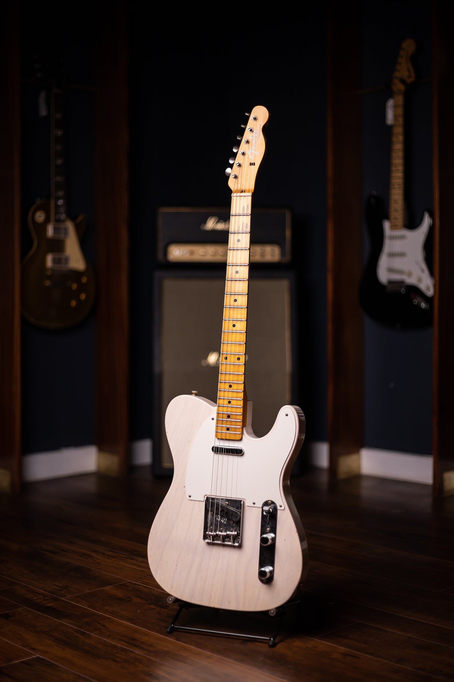 Fender Custom Shop Journeyman Relic 1957 Telecaster Electric Guitar - Aged White Blonde