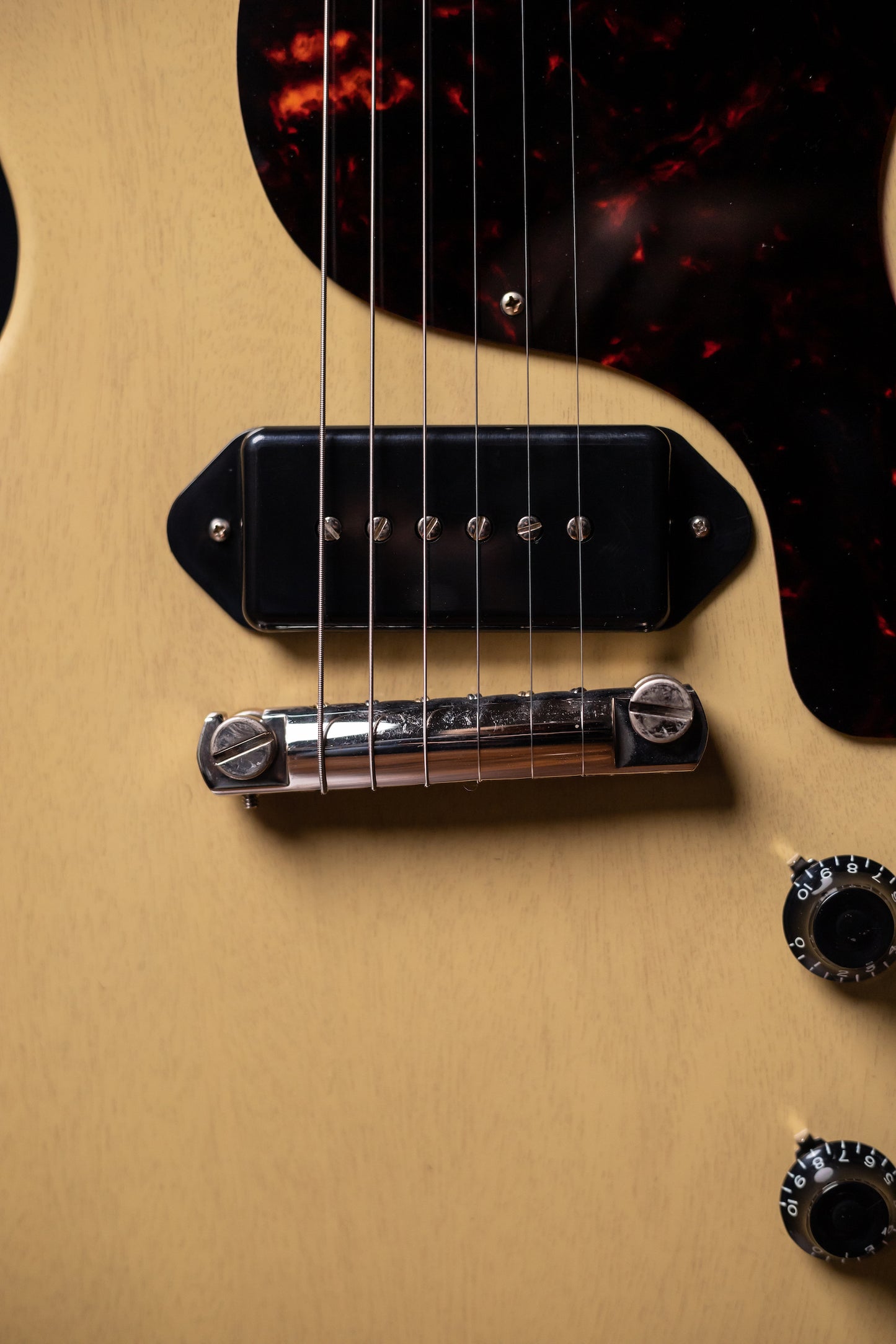 Gibson Custom Shop 1958 Les Paul Junior Double Cut Reissue VOS Electric Guitar - TV Yellow