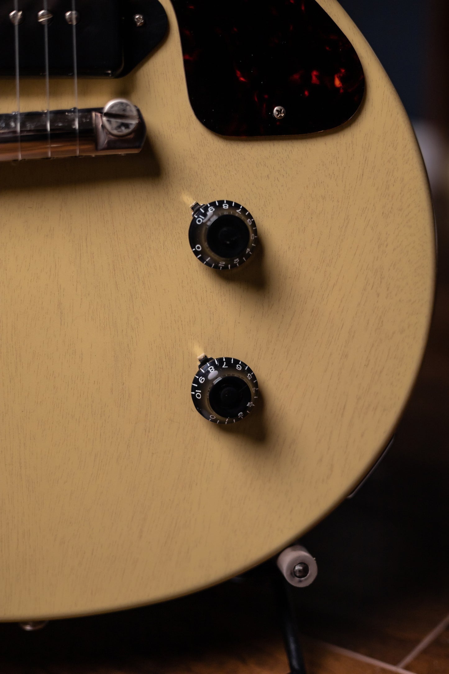 Gibson Custom Shop 1958 Les Paul Junior Double Cut Reissue VOS Electric Guitar - TV Yellow
