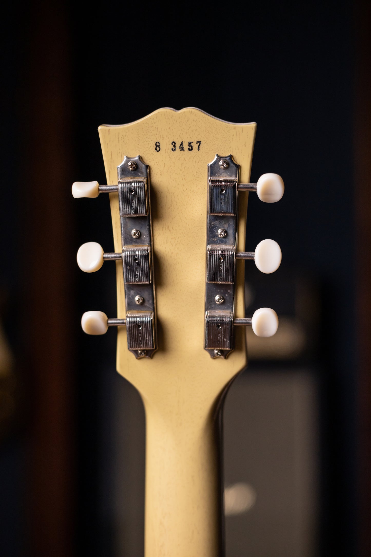 Gibson Custom Shop 1958 Les Paul Junior Double Cut Reissue VOS Electric Guitar - TV Yellow