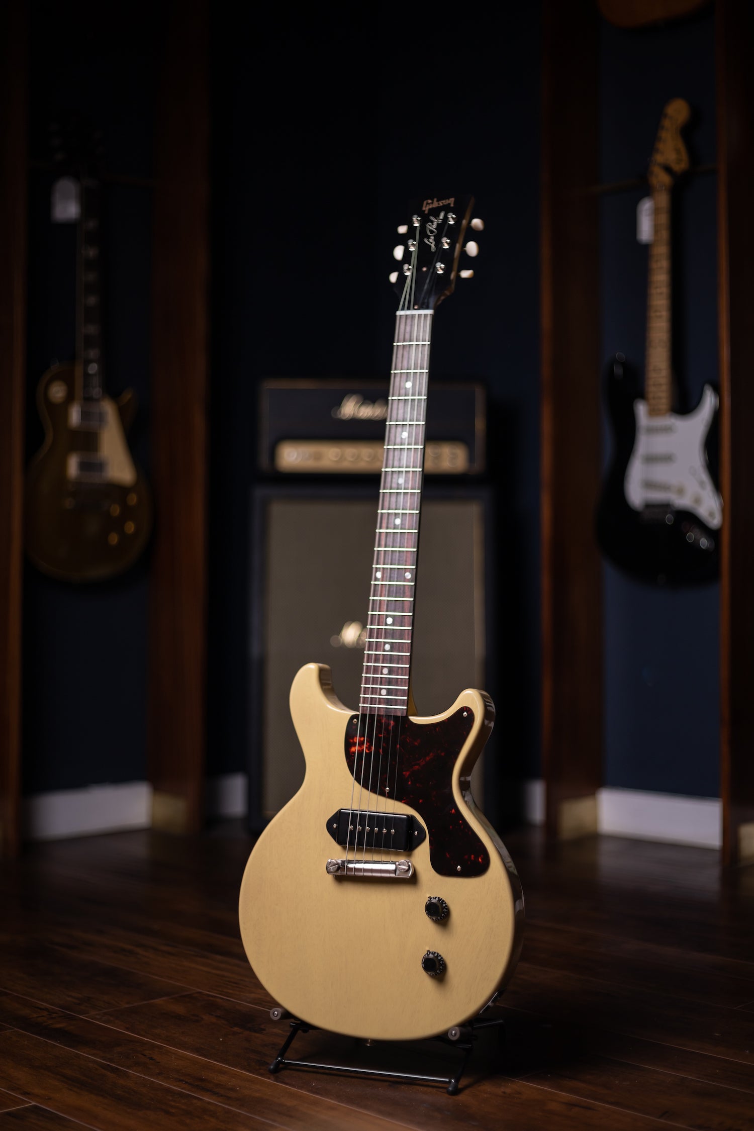 Gibson Custom Shop 1958 Les Paul Junior Double Cut Reissue VOS Electric Guitar - TV Yellow
