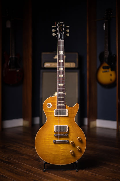 2014 Gibson Custom Shop Les Paul 1958 Standard Flame Top VOS Reissue Electric Guitar - Iced Tea