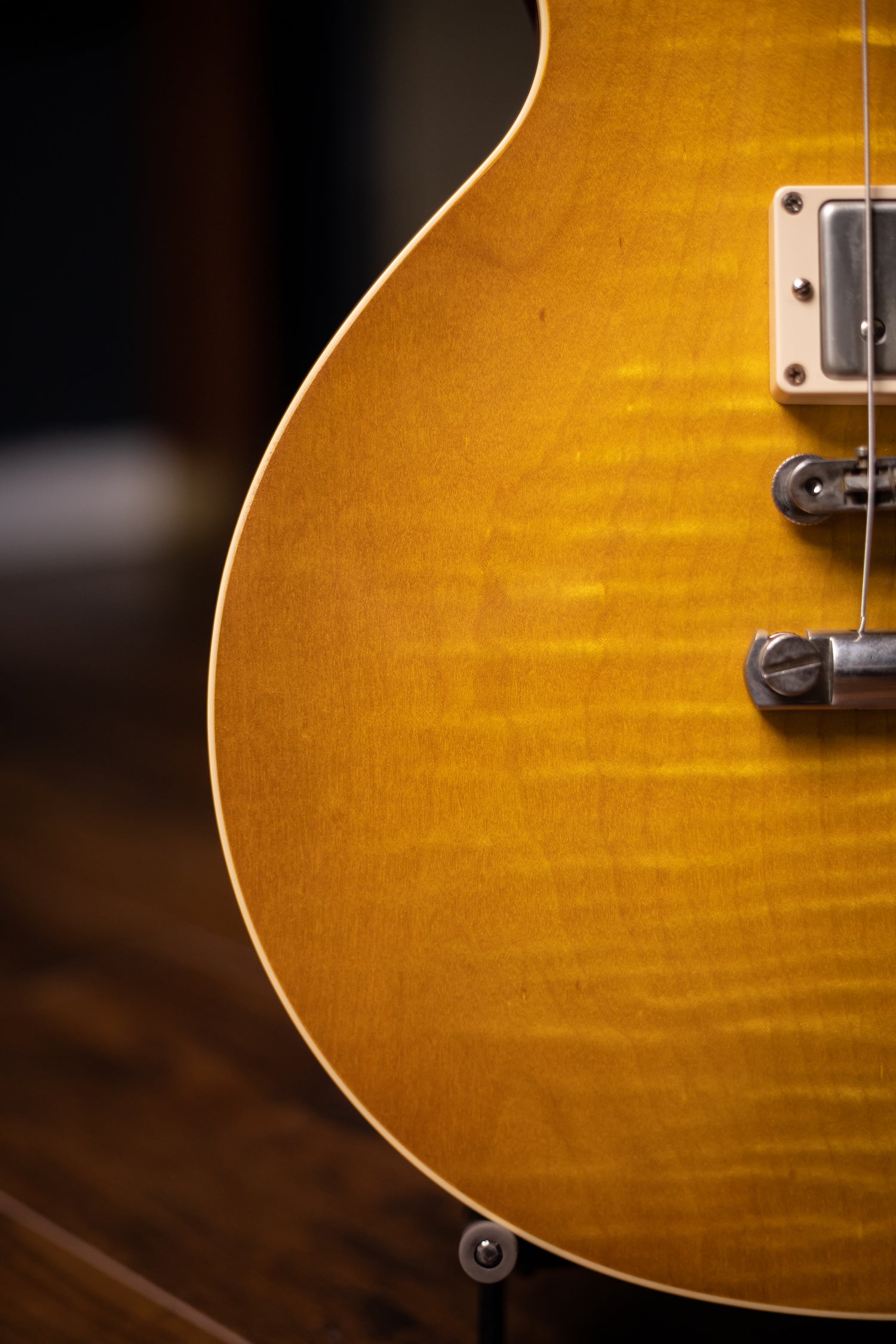 2014 Gibson Custom Shop Les Paul 1958 Standard Flame Top VOS Reissue Electric Guitar - Iced Tea