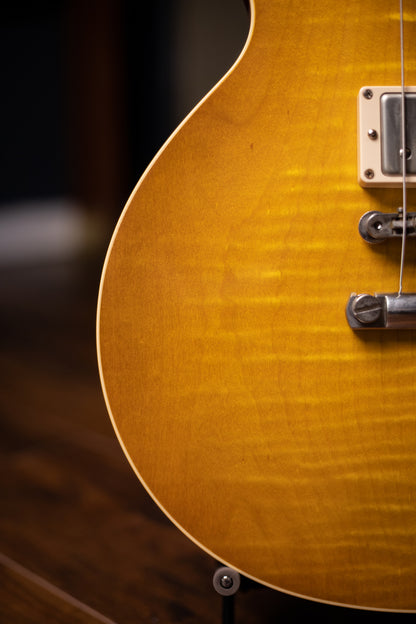 2014 Gibson Custom Shop Les Paul 1958 Standard Flame Top VOS Reissue Electric Guitar - Iced Tea
