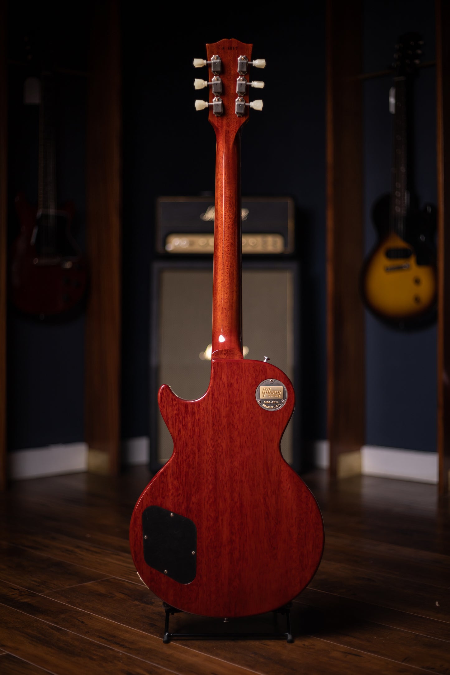 2014 Gibson Custom Shop Les Paul 1958 Standard Flame Top VOS Reissue Electric Guitar - Iced Tea