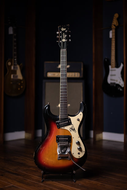 1965 Mosrite Ventures Model Electric Gutiar Signed by Nokie - Sunburst