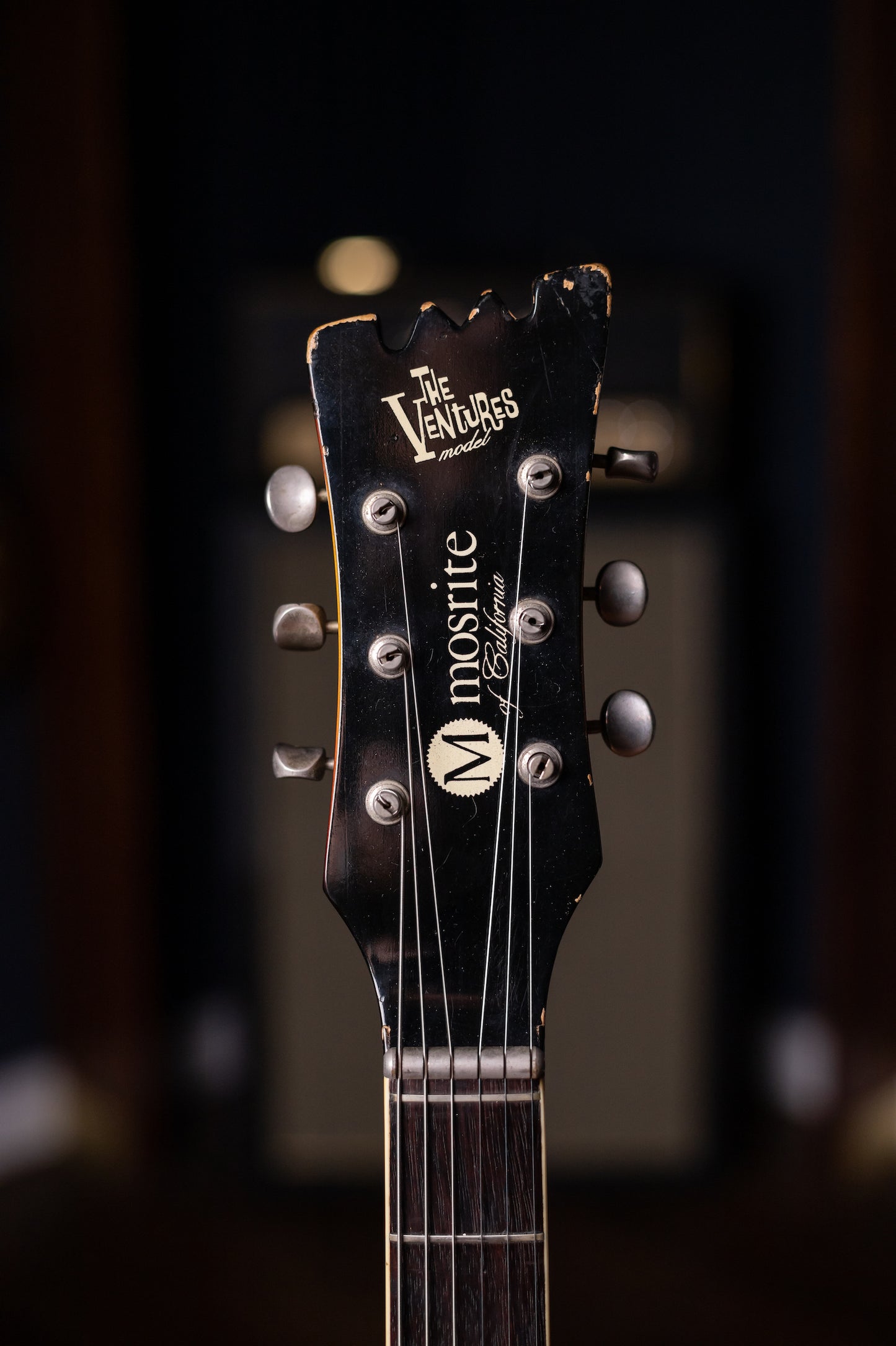 1965 Mosrite Ventures Model Electric Gutiar Signed by Nokie - Sunburst
