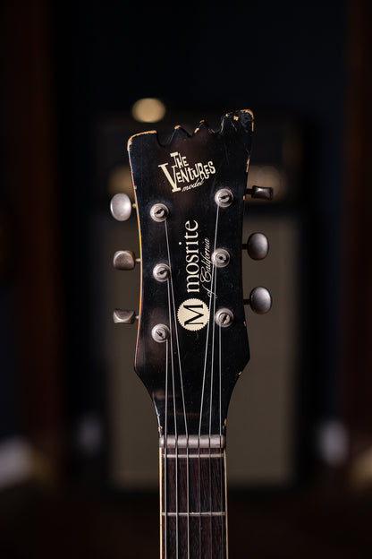 1965 Mosrite Ventures Model Electric Gutiar Signed by Nokie - Sunburst