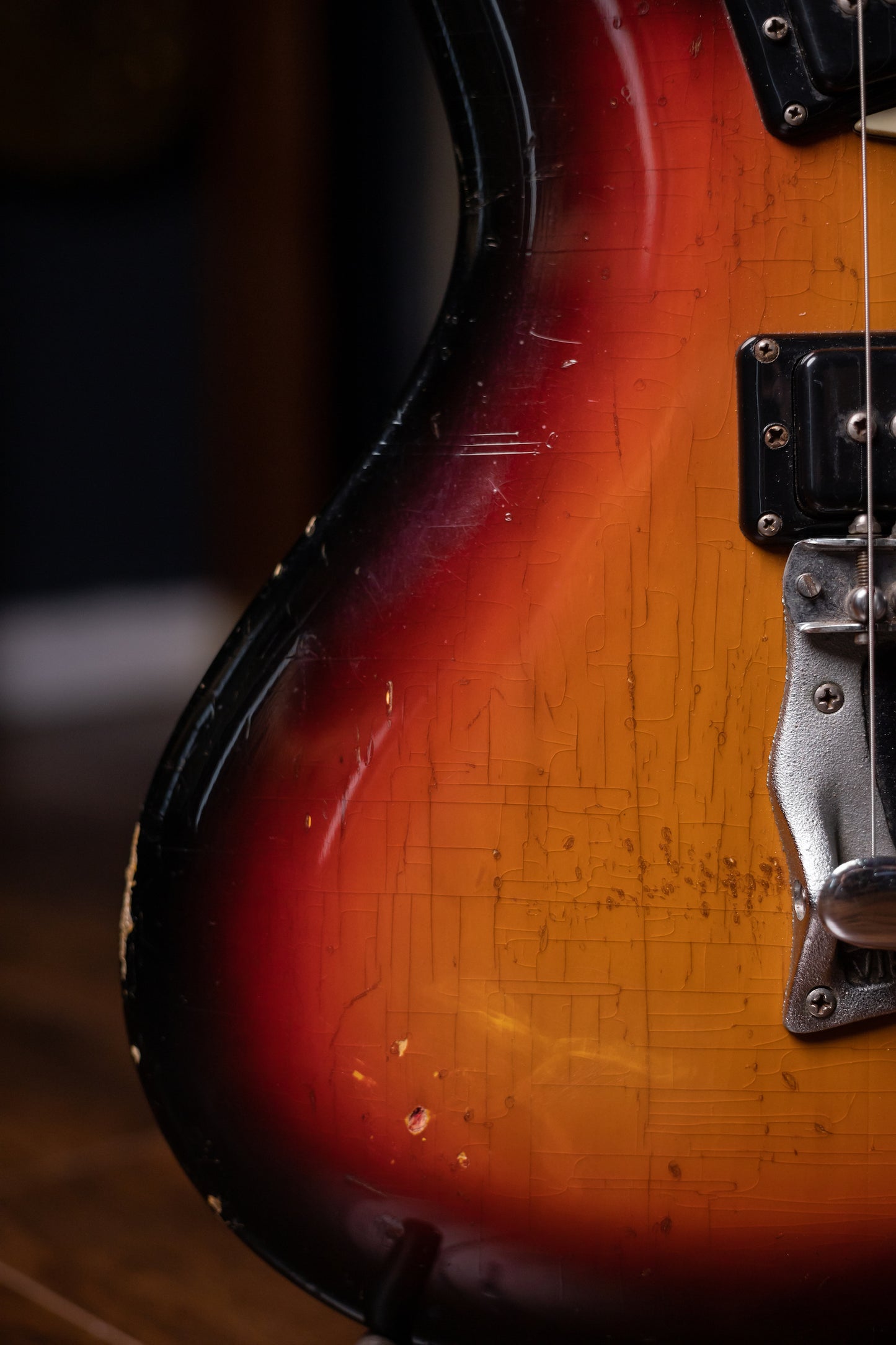 1965 Mosrite Ventures Model Electric Gutiar Signed by Nokie - Sunburst