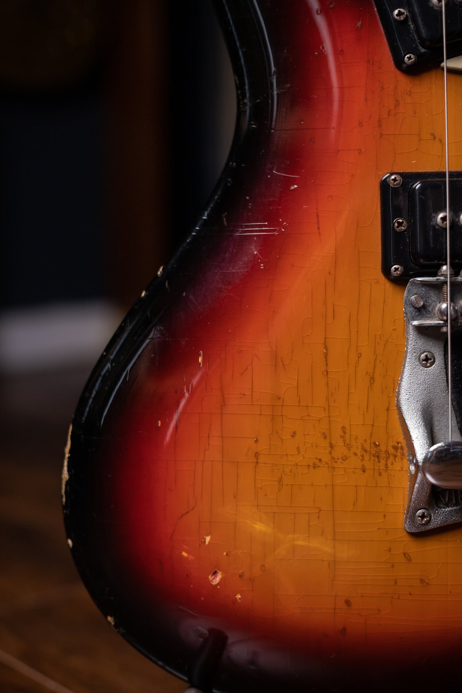 1965 Mosrite Ventures Model Electric Gutiar Signed by Nokie - Sunburst