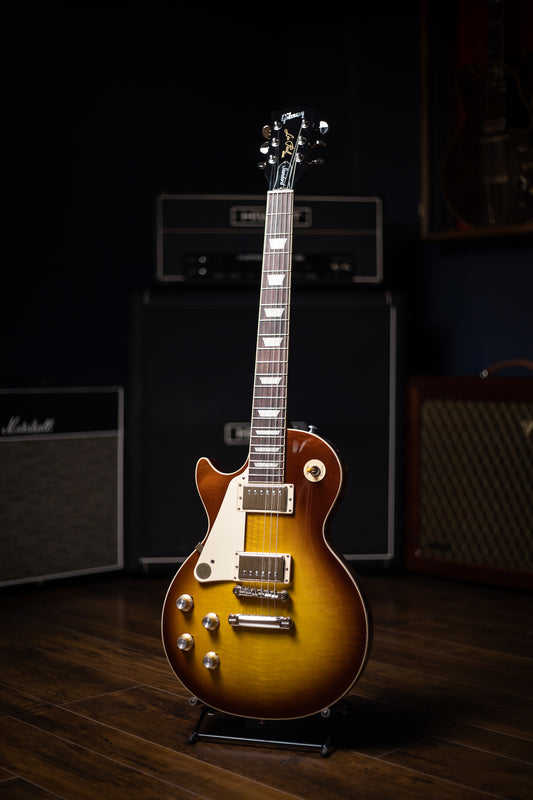 Gibson Les Paul Standard ‘60s Figured Top Left-Handed Electric Guitar - Iced Tea