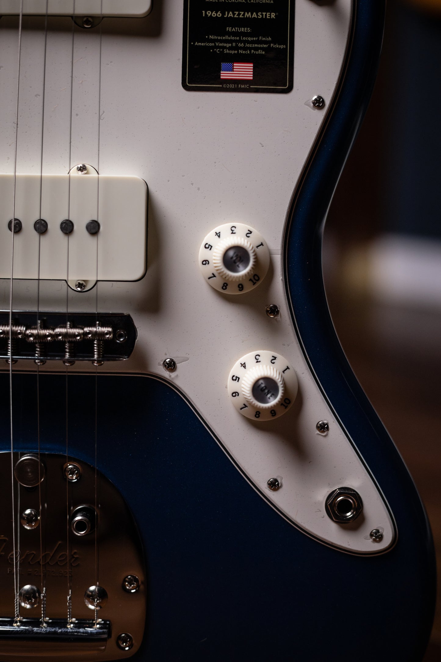 Fender American Vintage II 1966 Jazzmaster Electric Guitar - Lake Placid Blue