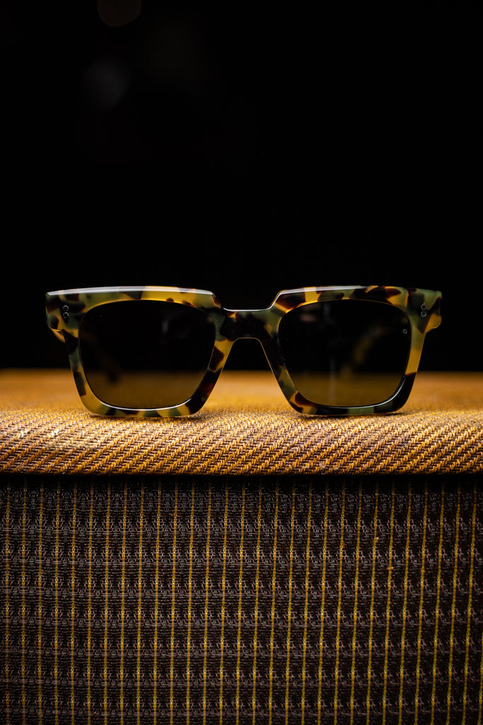 Johann Wolff Sunglasses - Anna in Tortoise w/ Green Polarized Lenses