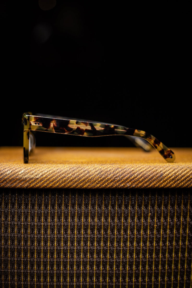 Johann Wolff Sunglasses - Anna in Tortoise w/ Green Polarized Lenses