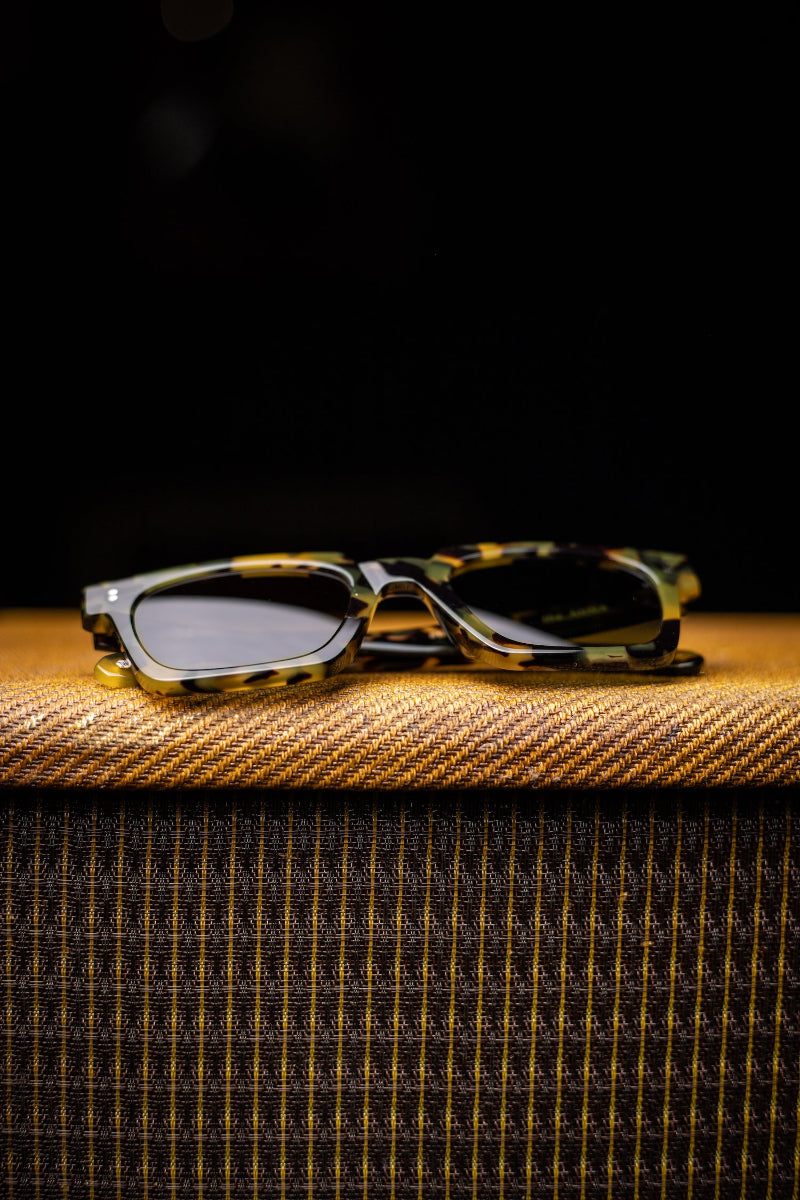 Johann Wolff Sunglasses - Anna in Tortoise w/ Green Polarized Lenses