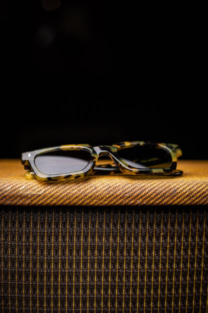 Johann Wolff Sunglasses - Anna in Tortoise w/ Green Polarized Lenses