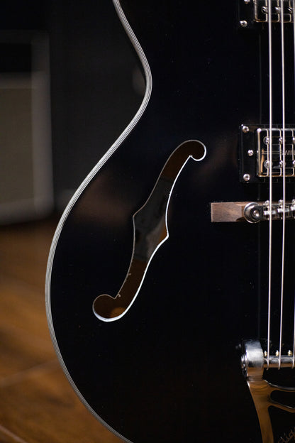 Epiphone Emperor Swingster Electric Guitar - Black Aged Gloss