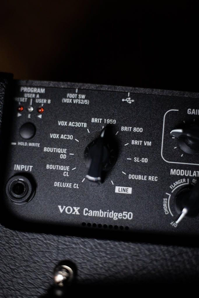 Vox Cambridge 50 1x12" 50-watt Modeling Combo Amp with Nutube