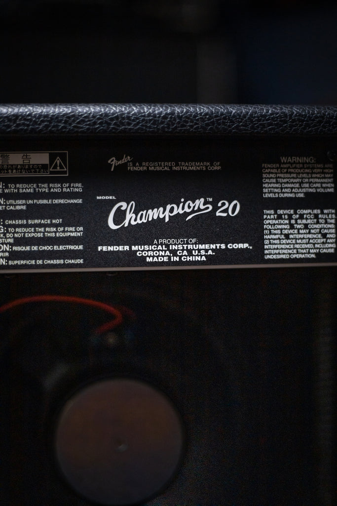 Fender Champion 20 Combo Amp