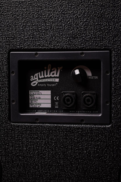 Aguilar DB 410 - 4x10" 700-watt Bass Cabinet - Classic Black 4-ohm