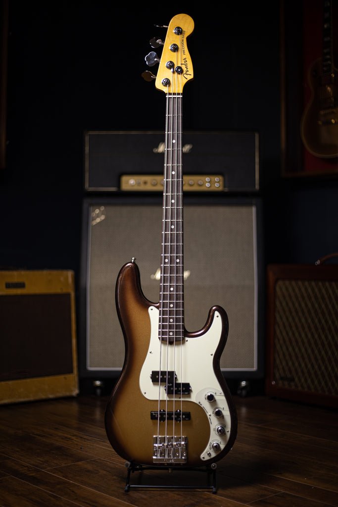 2020 Fender American Ultra Precision Bass - Mocha Burst