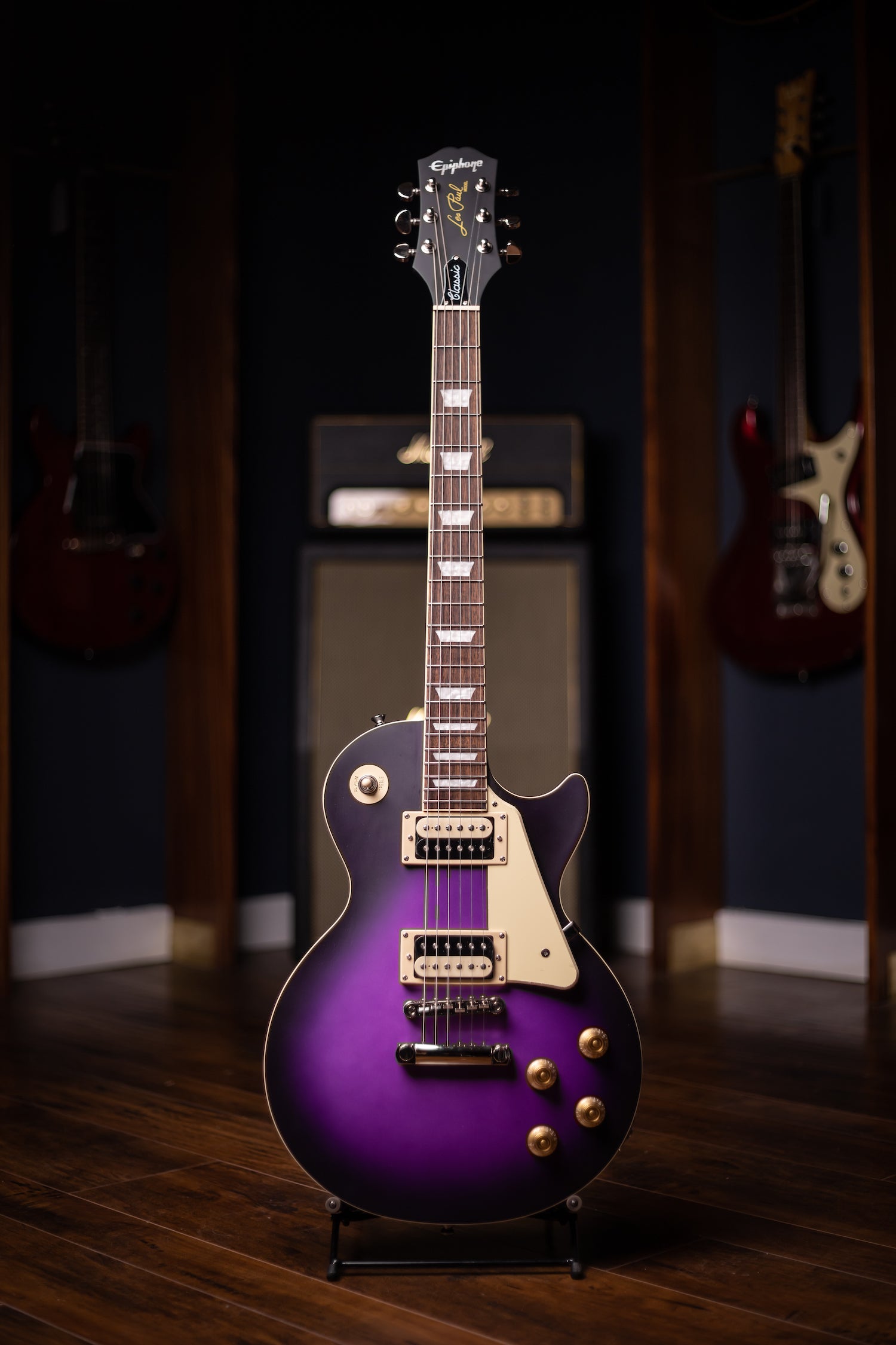 Epiphone Les Paul Classic Worn Electric Guitar - Worn Purple