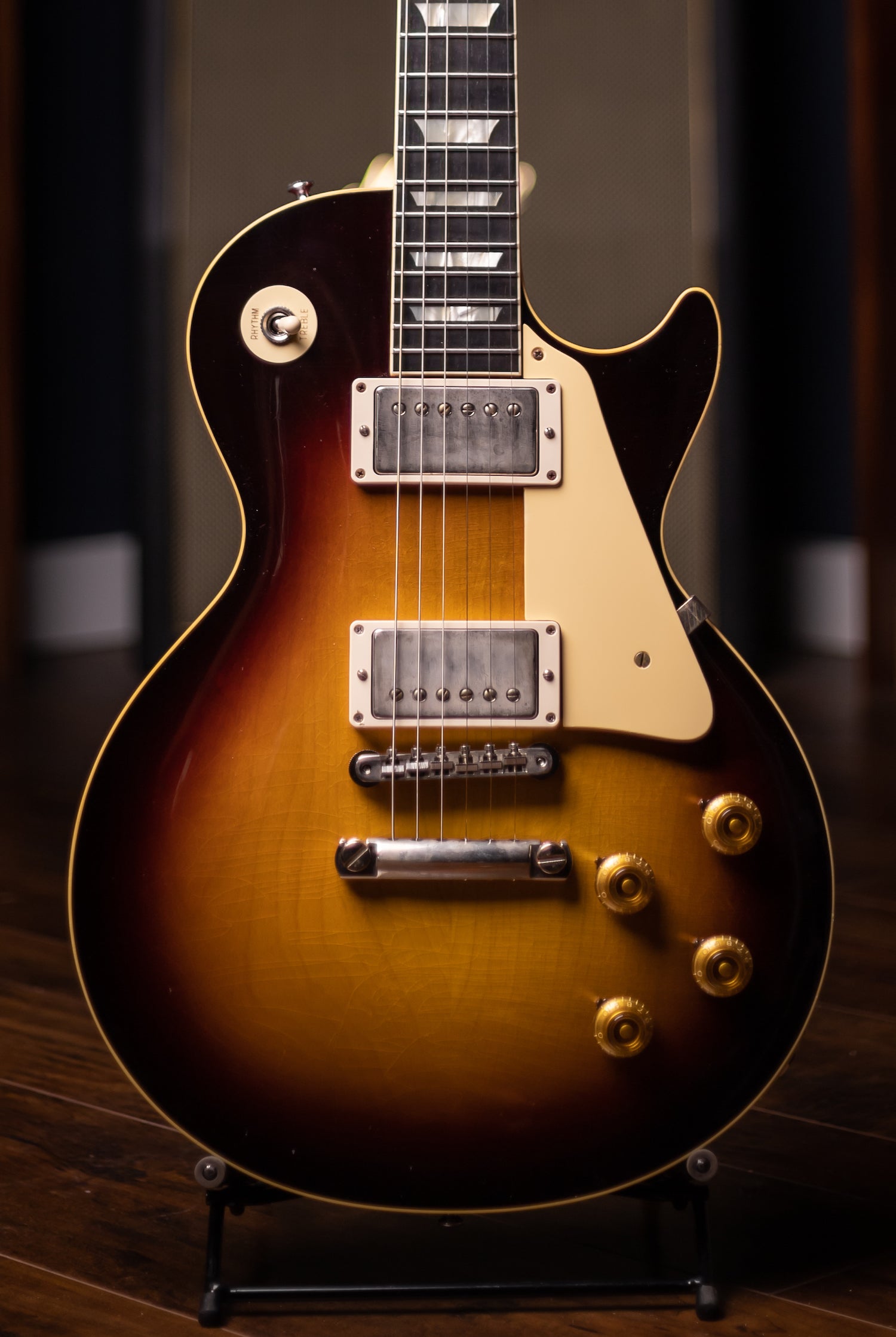 Gibson Custom Shop 1958 Les Paul Standard Reissue Ultra Light Aged Electric Guitar - Bourbon Burst
