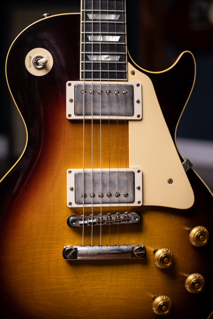 Gibson Custom Shop 1958 Les Paul Standard Reissue Ultra Light Aged Electric Guitar - Bourbon Burst