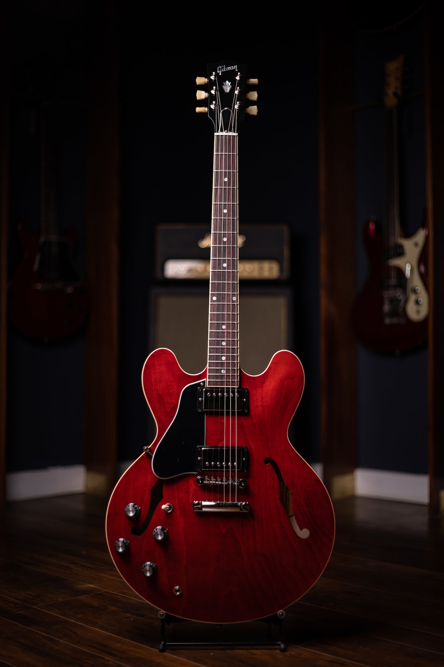 Gibson ES-335 Left Handed Electric Guitar - Sixties Cherry