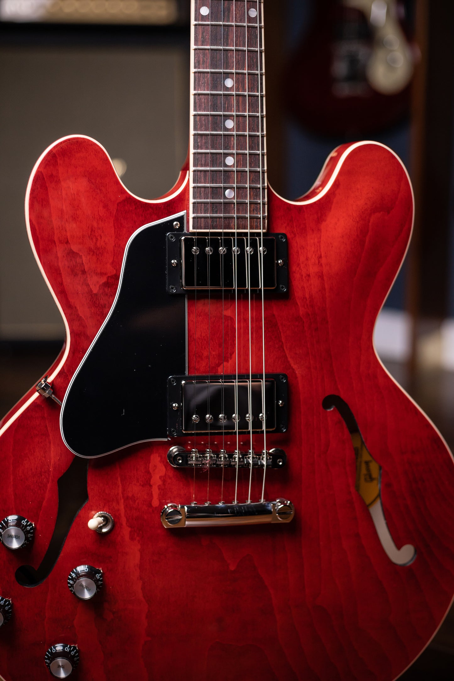 Gibson ES-335 Left Handed Electric Guitar - Sixties Cherry