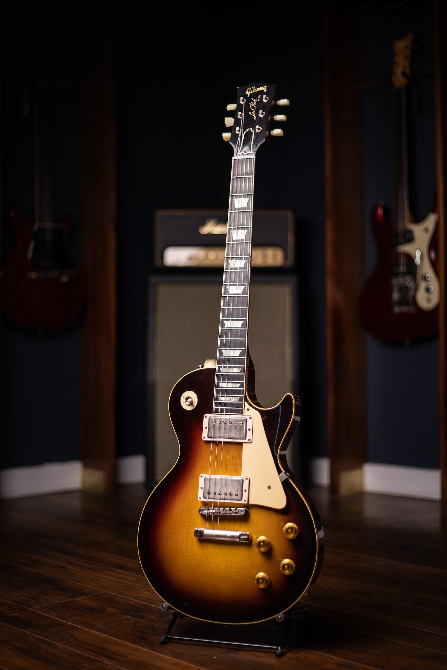 Gibson Custom Shop 1958 Les Paul Standard Reissue Ultra Light Aged Electric Guitar - Bourbon Burst