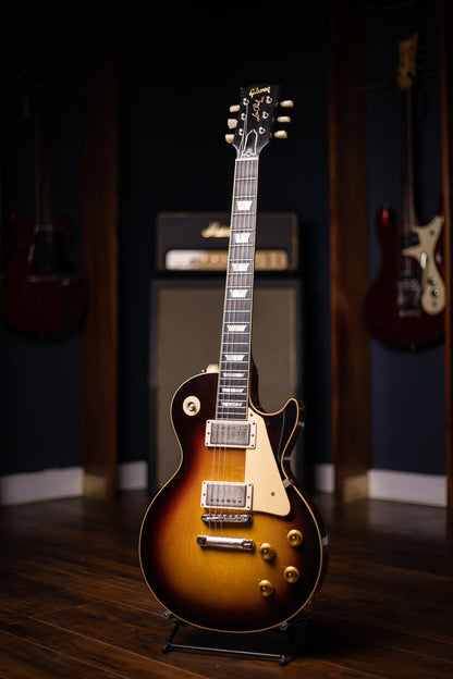 Gibson Custom Shop 1958 Les Paul Standard Reissue Ultra Light Aged Electric Guitar - Bourbon Burst