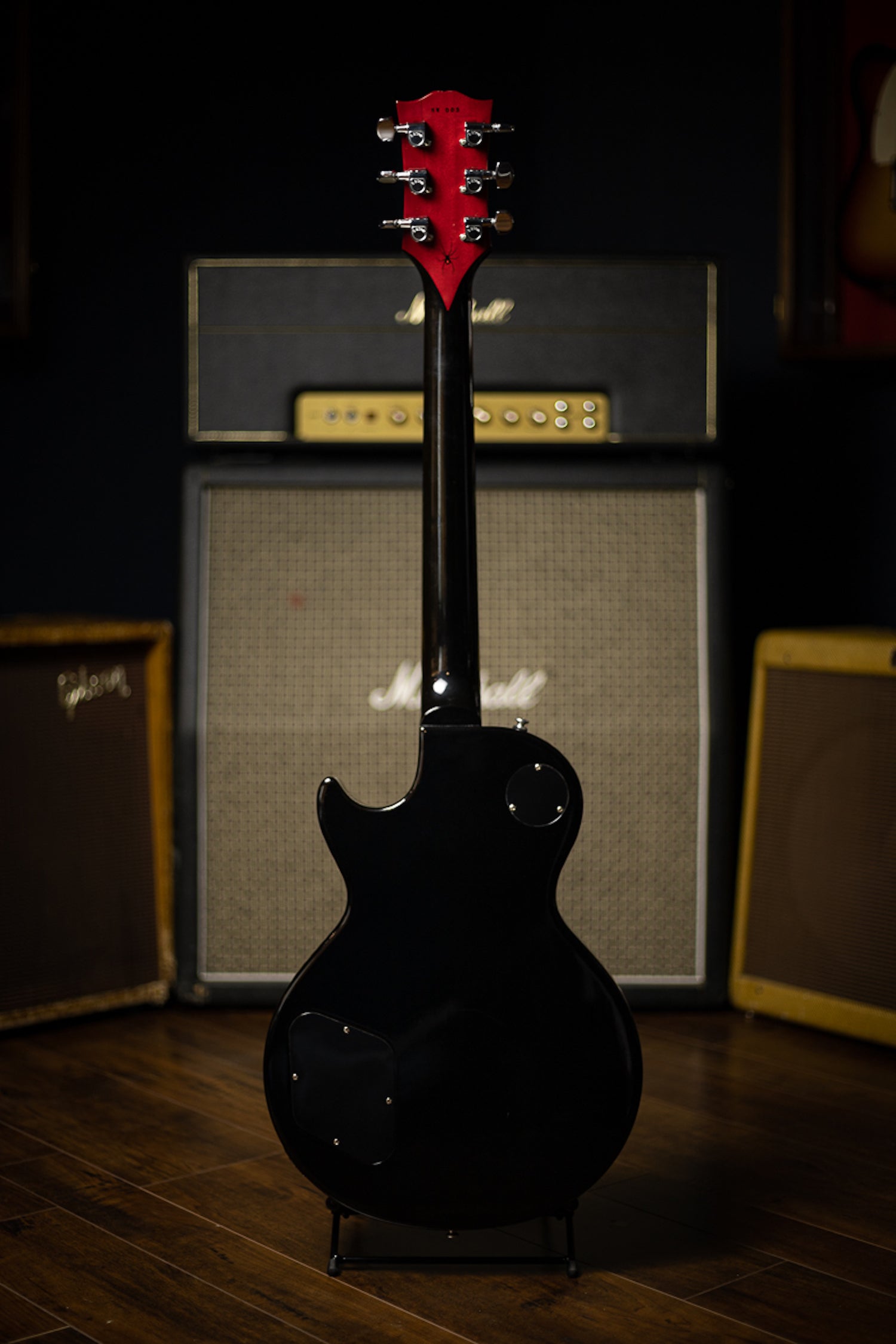 2009 Gibson LPR7 Black Widow Les Paul - Black/Red