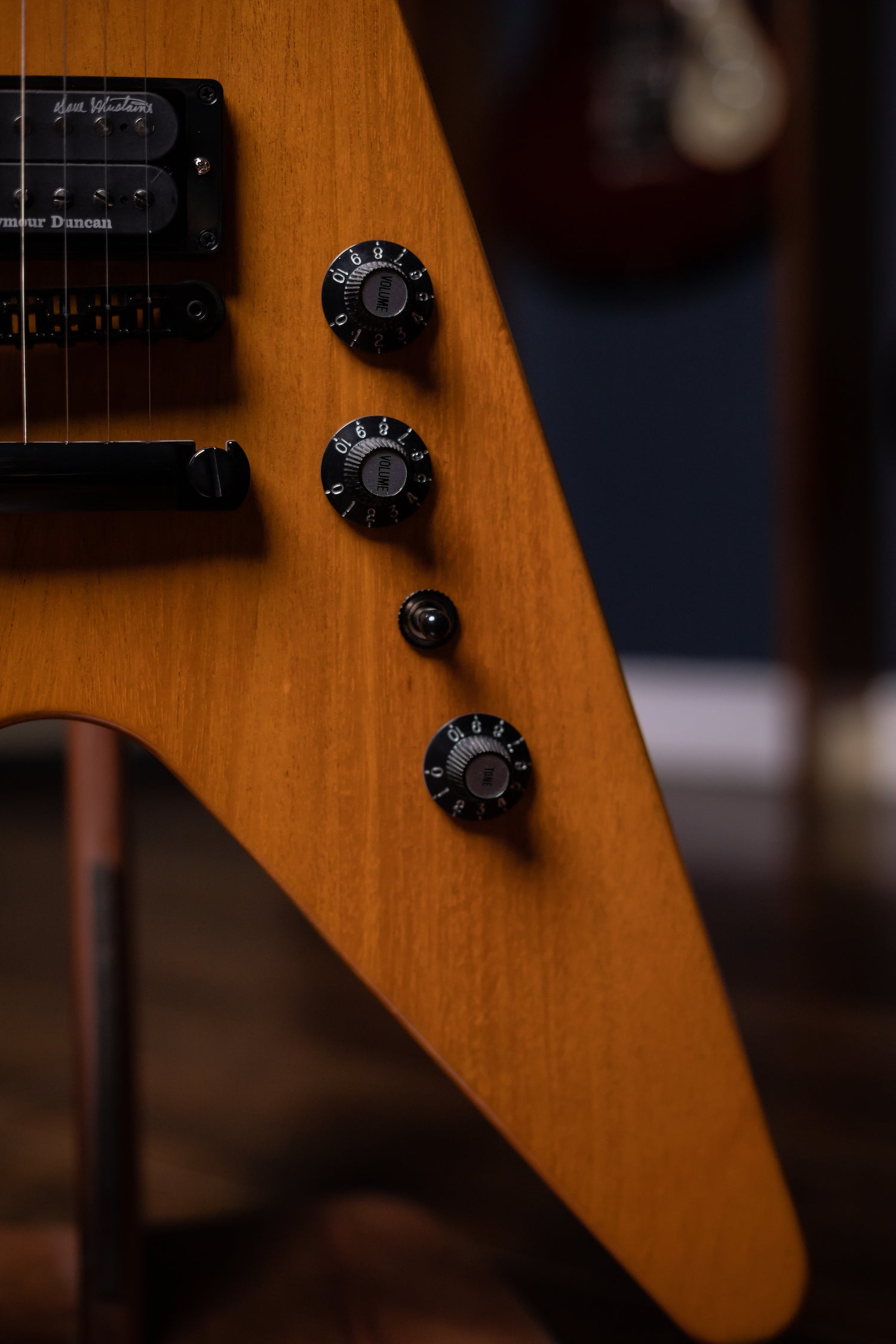 Gibson Dave Mustaine Flying V Electric Guitar - Antique Natural