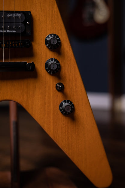 Gibson Dave Mustaine Flying V Electric Guitar - Antique Natural