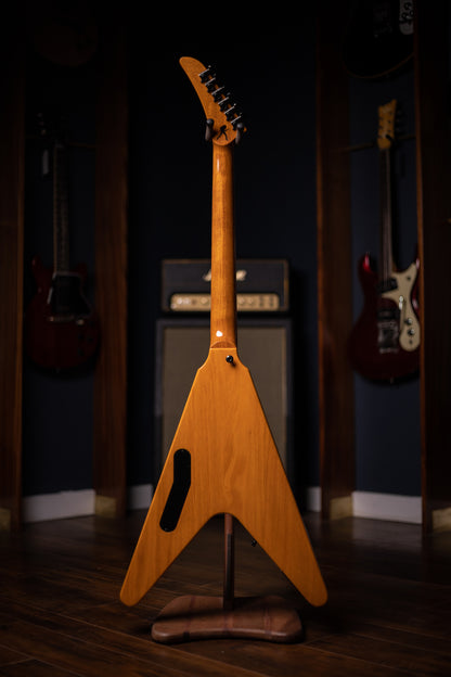 Gibson Dave Mustaine Flying V Electric Guitar - Antique Natural