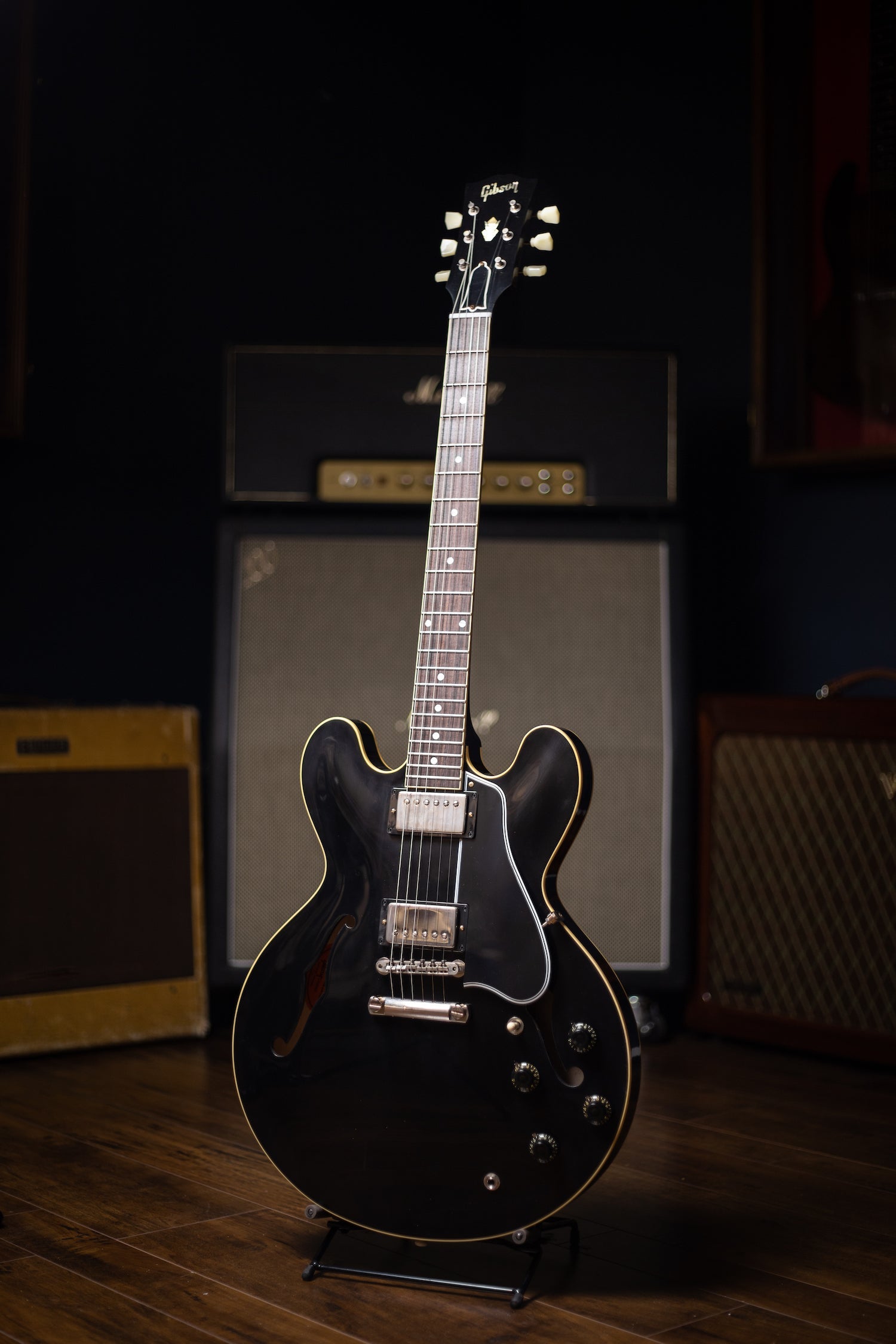 Gibson Custom 1959 ES-335 Reissue VOS Electric Guitar - Ebony