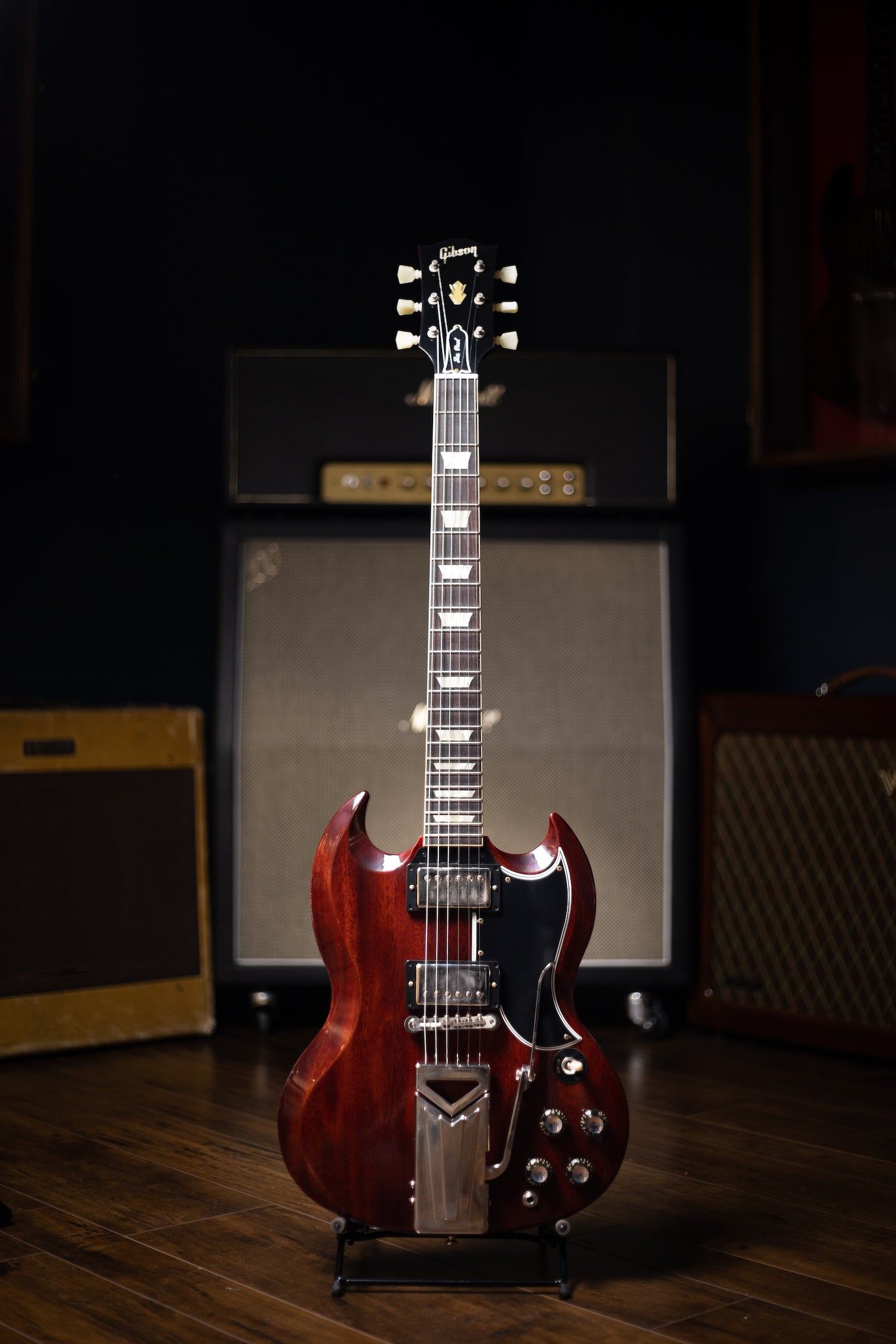 Gibson 60th Anniversary 1961 SG Les Paul Standard VOS Electric Guitar - Cherry Red