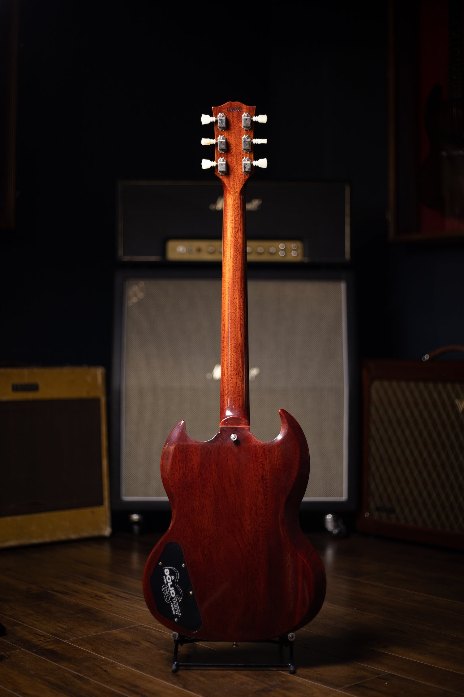 Gibson 60th Anniversary 1961 SG Les Paul Standard VOS Electric Guitar - Cherry Red