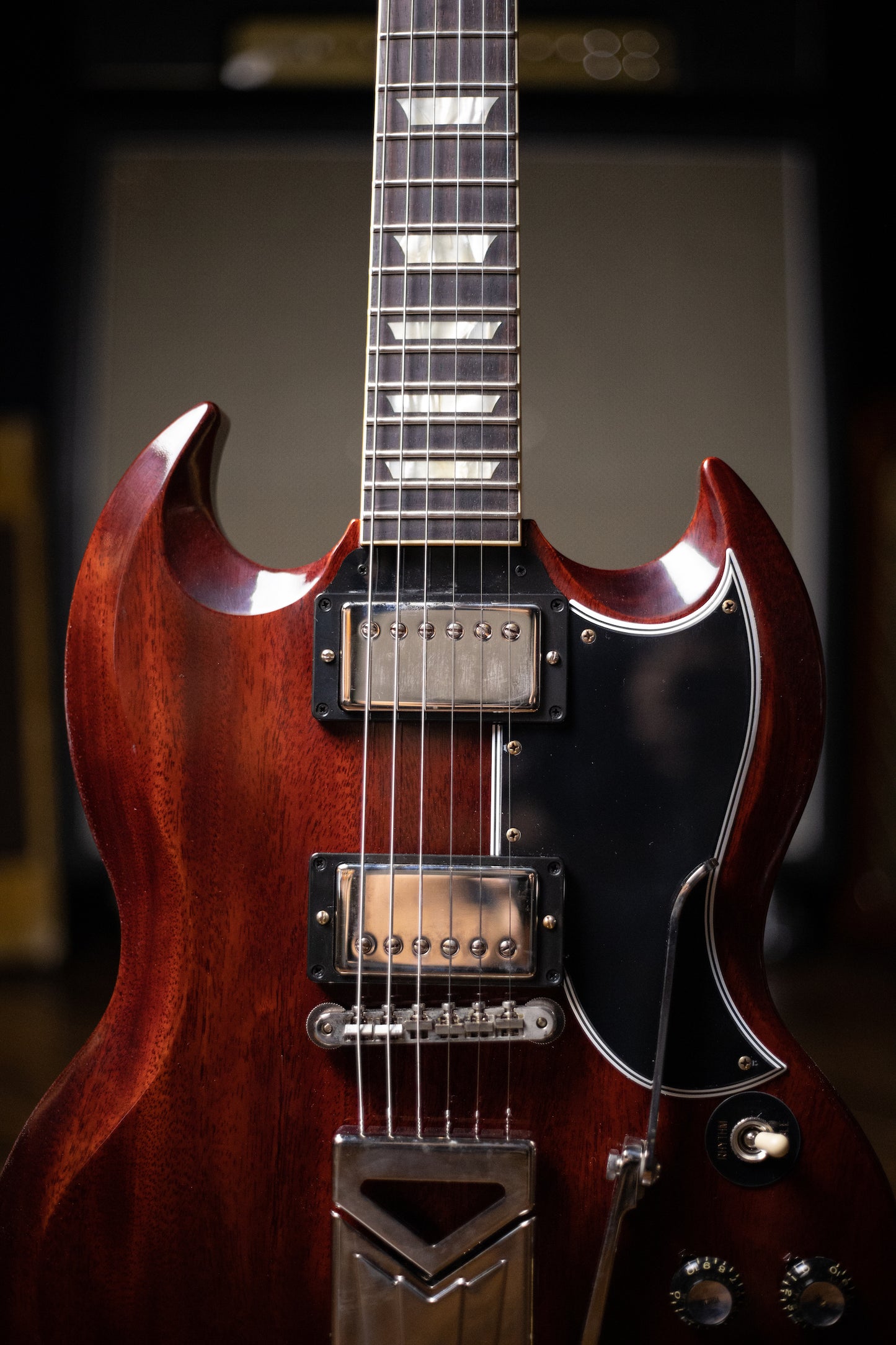Gibson 60th Anniversary 1961 SG Les Paul Standard VOS Electric Guitar - Cherry Red