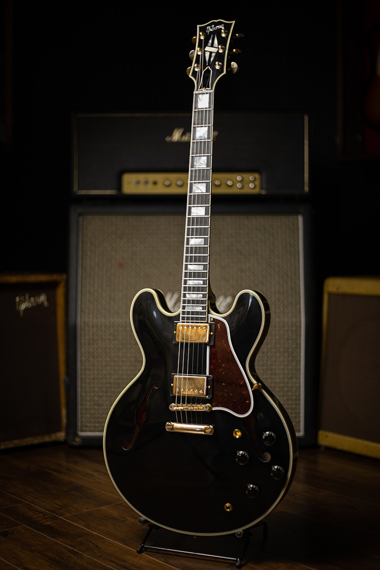 Gibson Custom Shop 1959 ES-355 Reissue Stop Bar VOS Electric Guitar - Ebony
