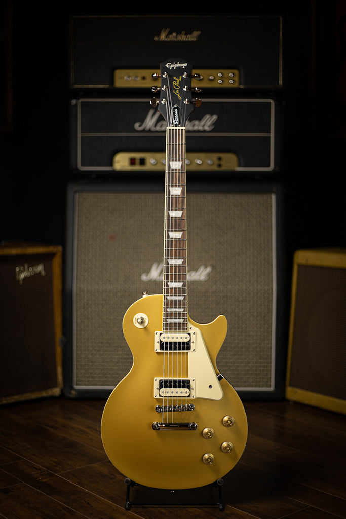 Epiphone Les Paul Classic Electric Guitar - Worn Metallic Gold