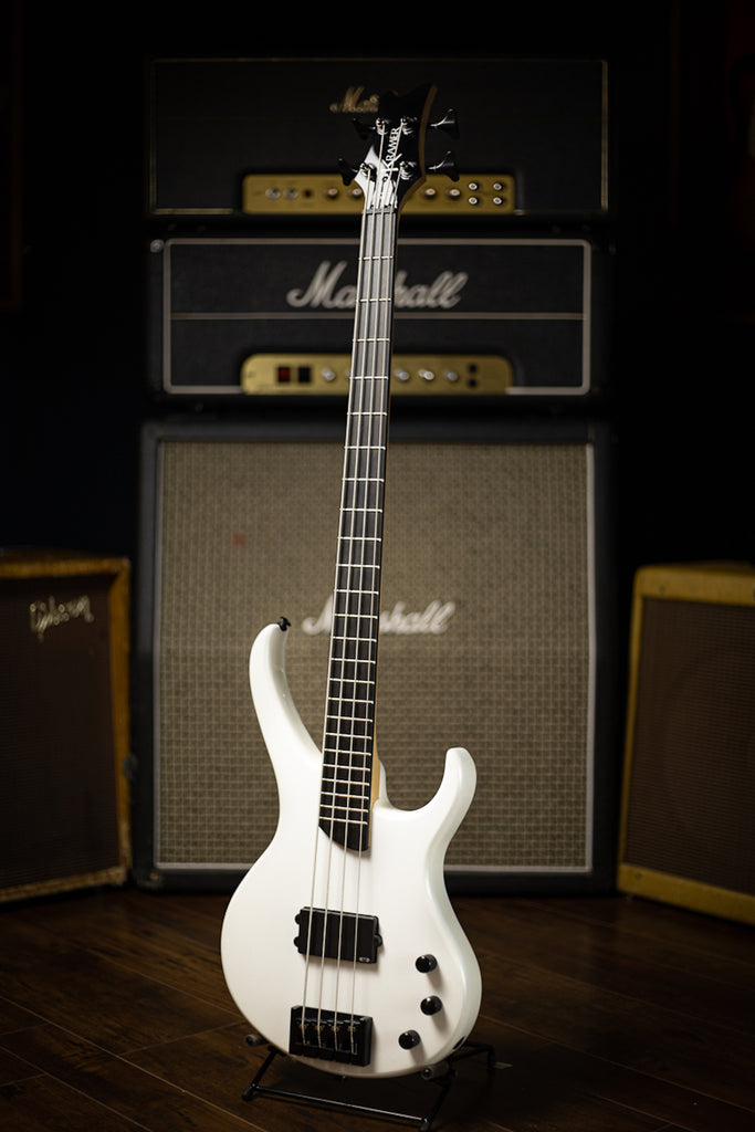 Kramer D-1 Disciple Electric Bass with Active Electronics - Pearl White