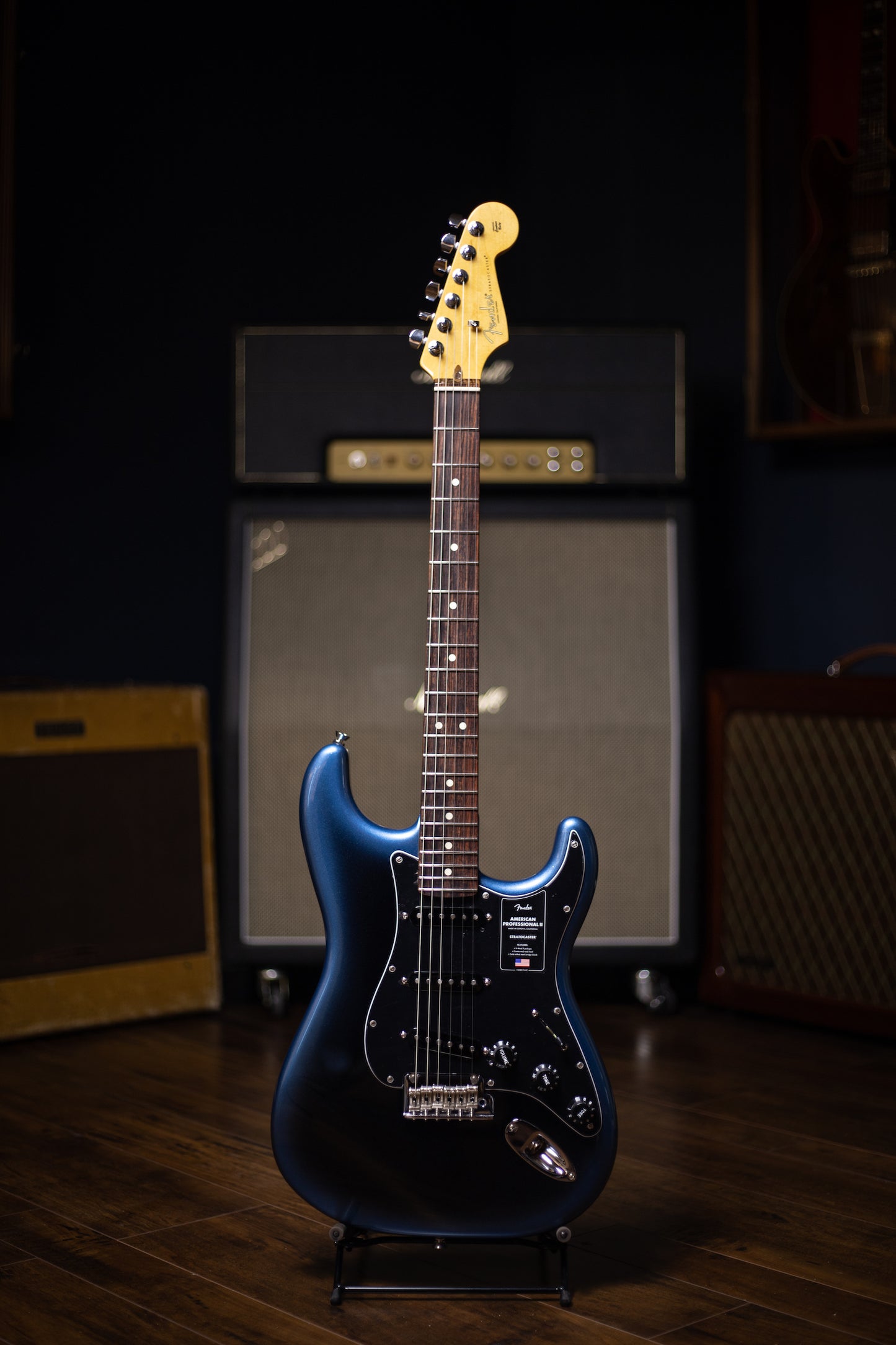 Fender American Professional II Stratocaster Rosewood Electric Guitar - Dark Night