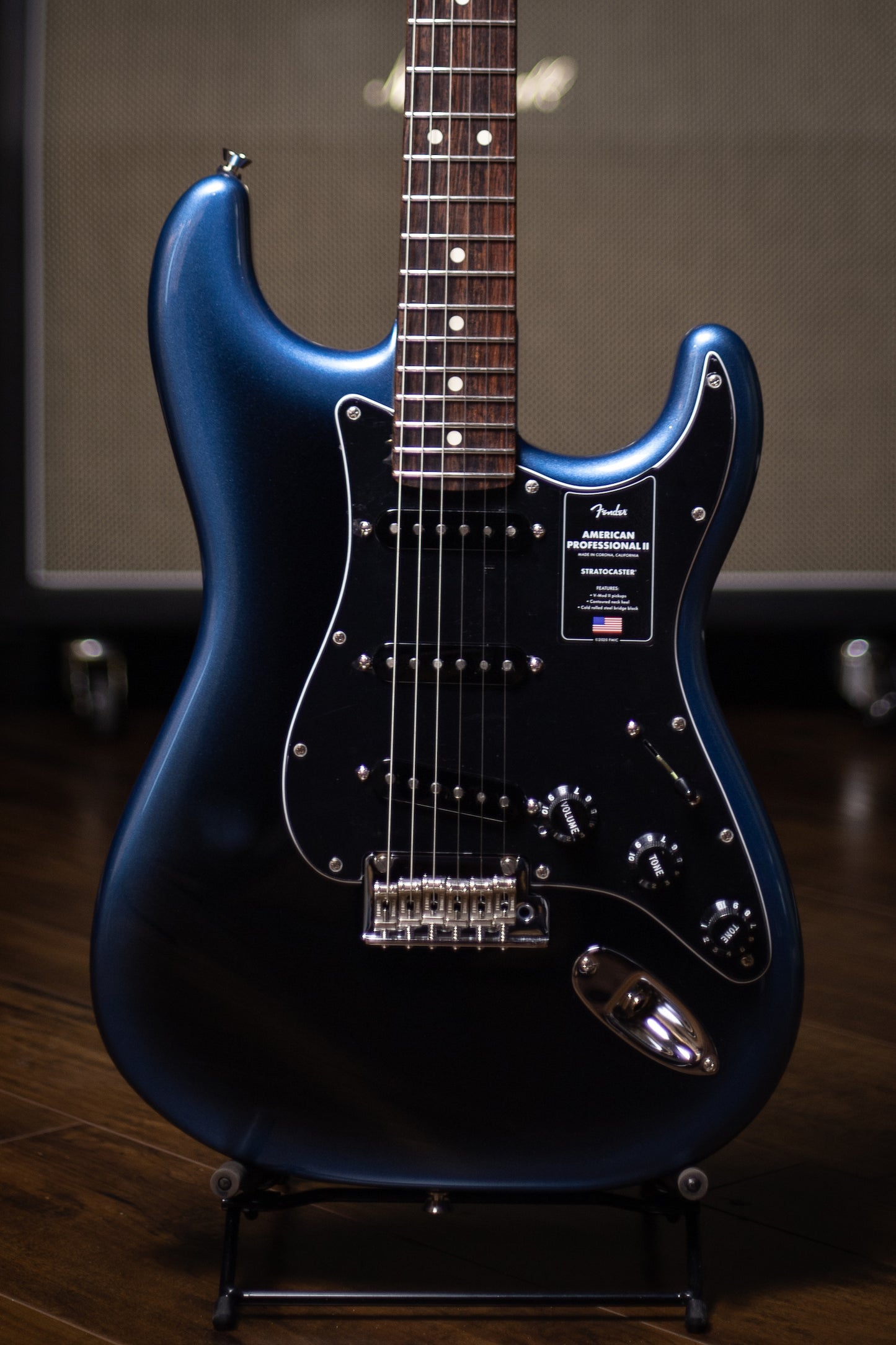 Fender American Professional II Stratocaster Rosewood Electric Guitar - Dark Night