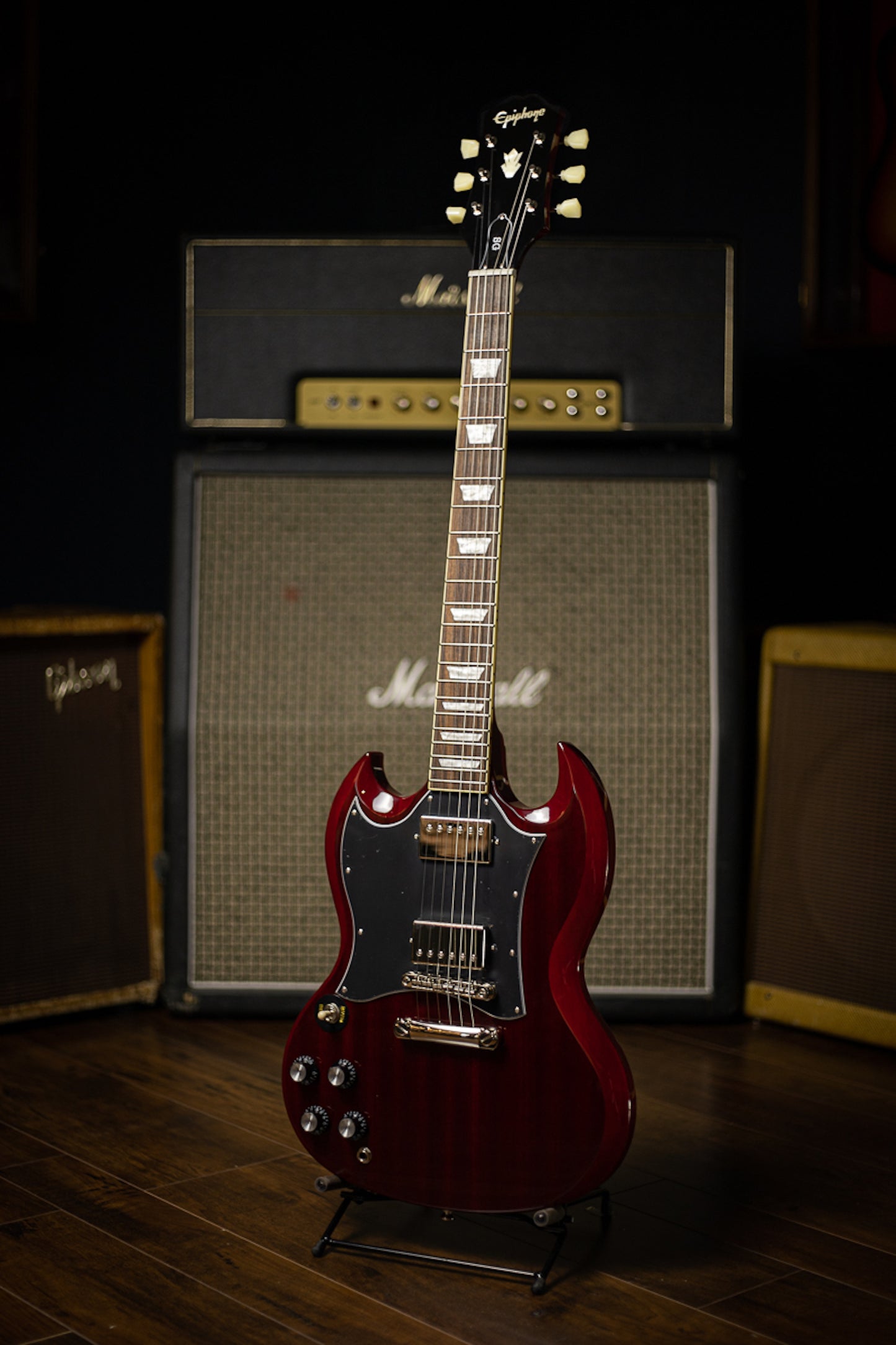 Epiphone SG Standard Left Handed Electric Guitar - Cherry