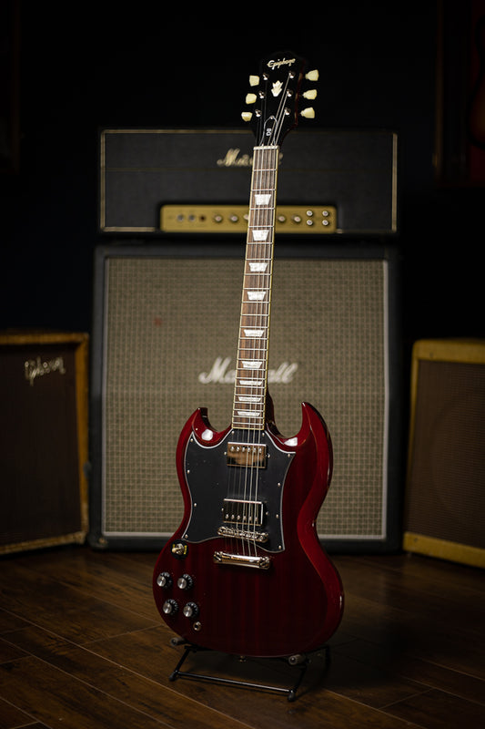 Epiphone SG Standard Left Handed Electric Guitar - Cherry