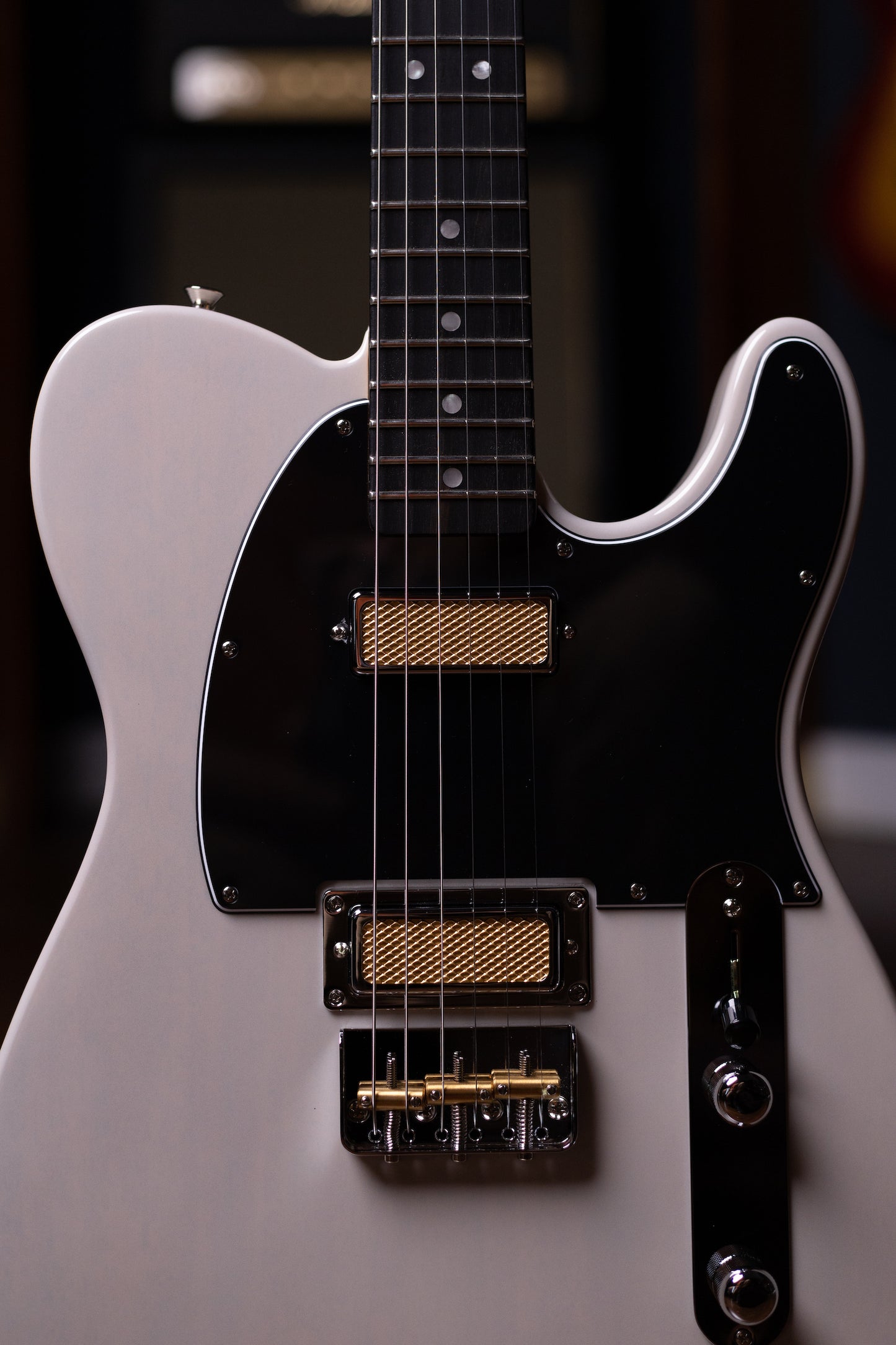 Fender Gold Foil Telecaster Electric Guitar - White Blonde